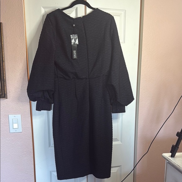 Elegant Navy Badgley Mischka Women's Dress size 12 - Picture 4 of 7